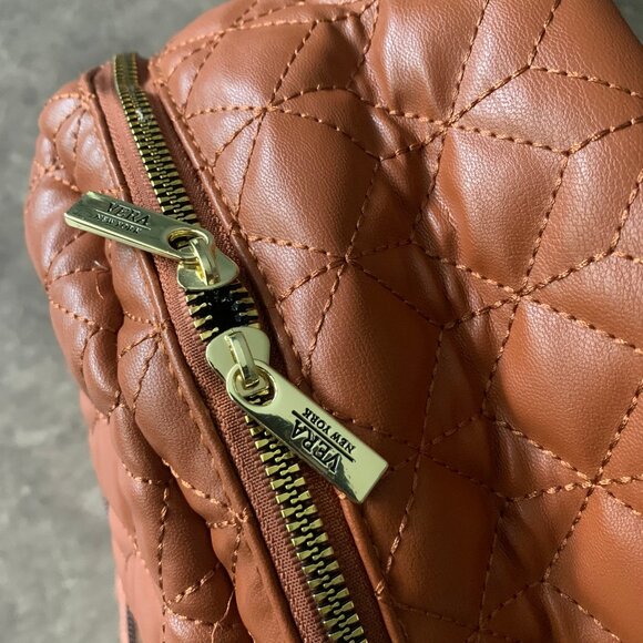 Vera New York Quilt Backpack Cognac main image 6